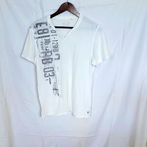 GUESS White Graphic Men's Shirt